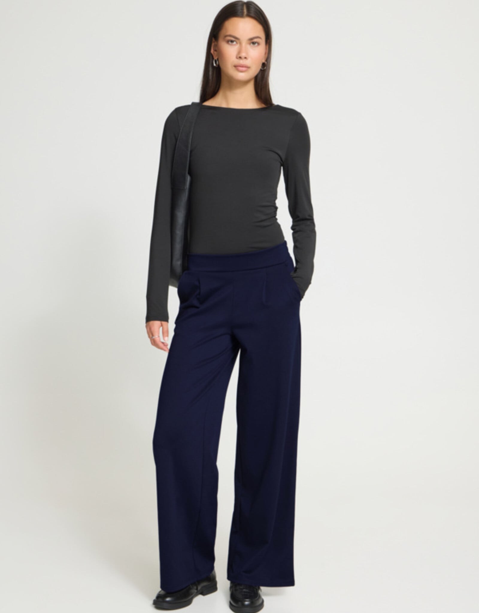 ICHI Ichi - IHKate Sus Long Wide Pants