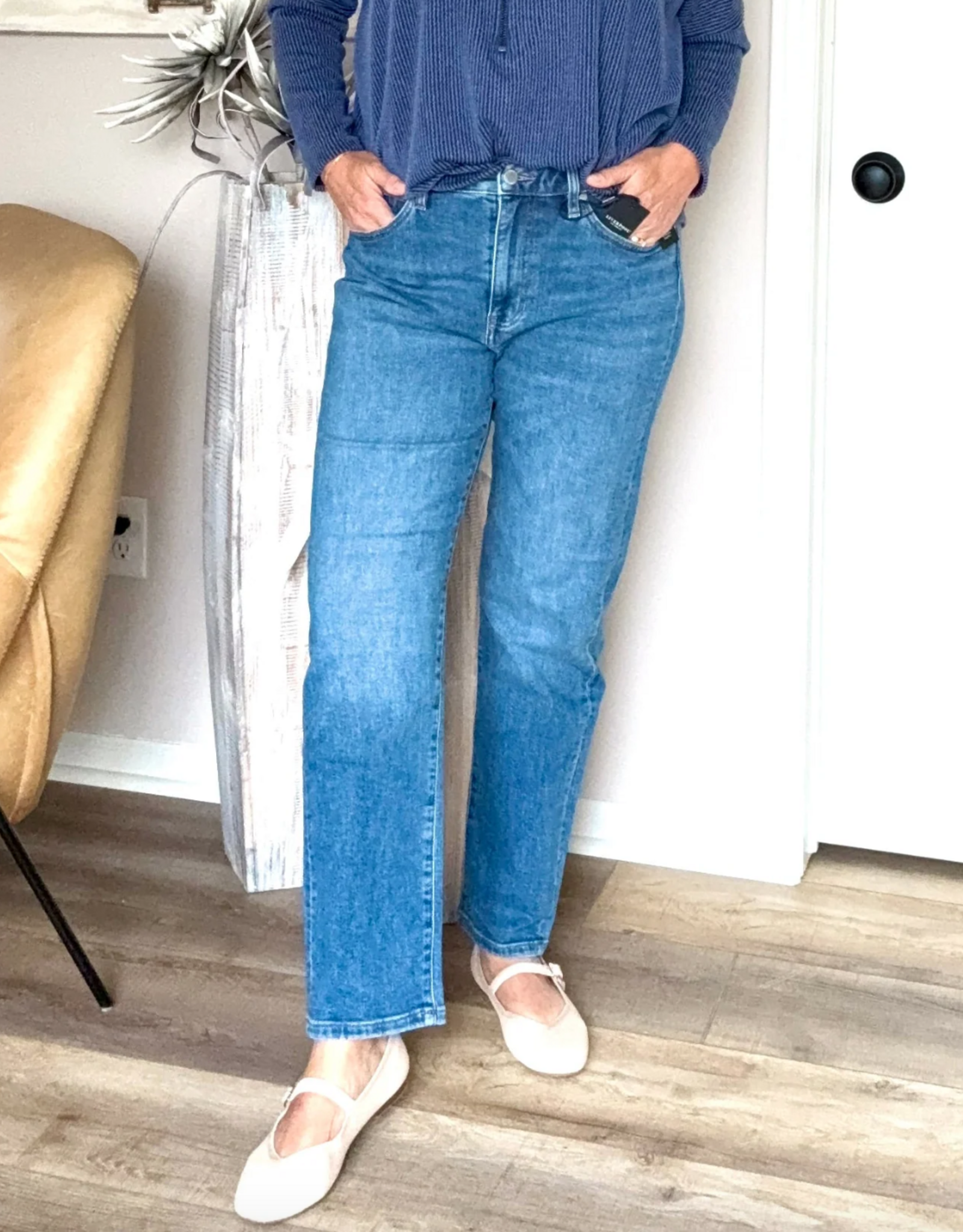Liverpool Liverpool - LM2918VS8 Denim Coupe "Rowan Slim"