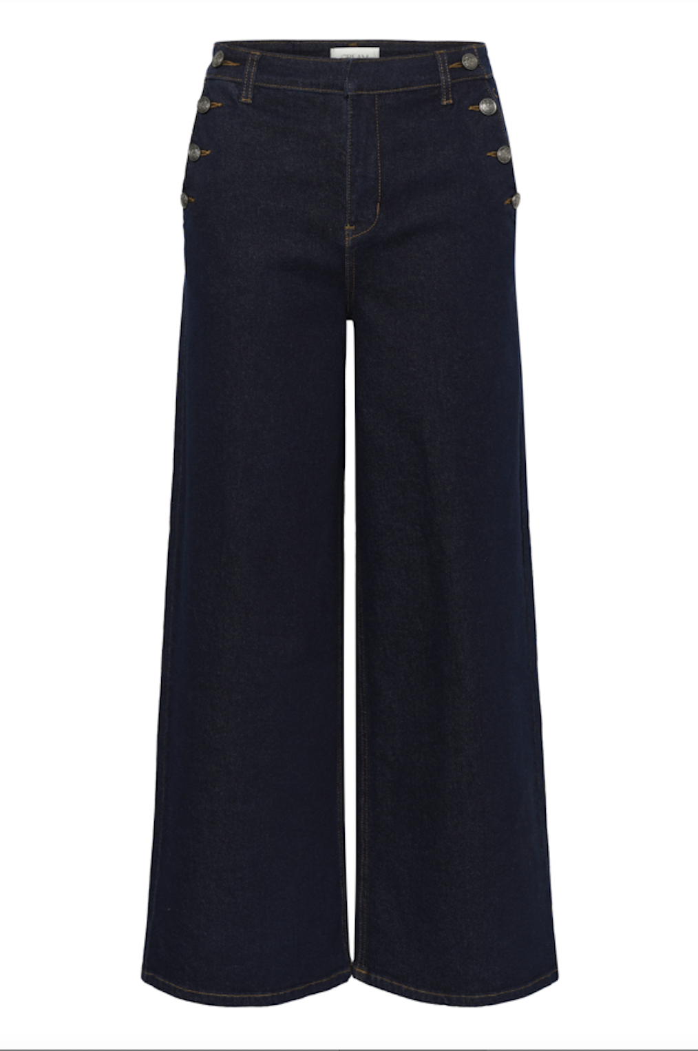 Cream CRVisti Pant with Button