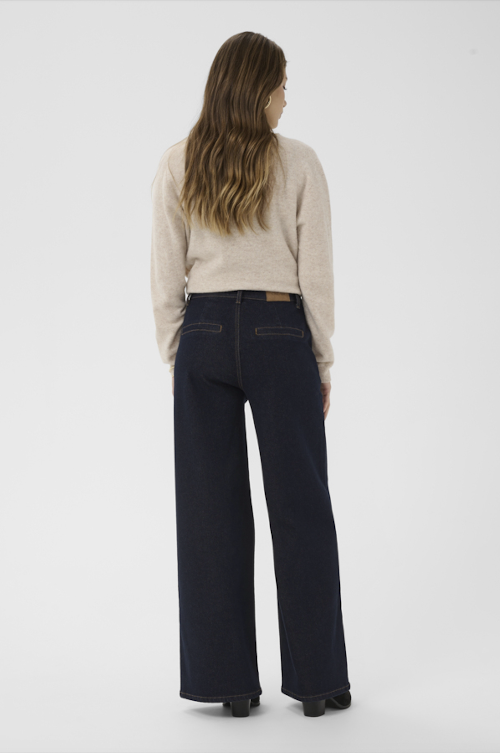 Cream CRVisti Pant with Button
