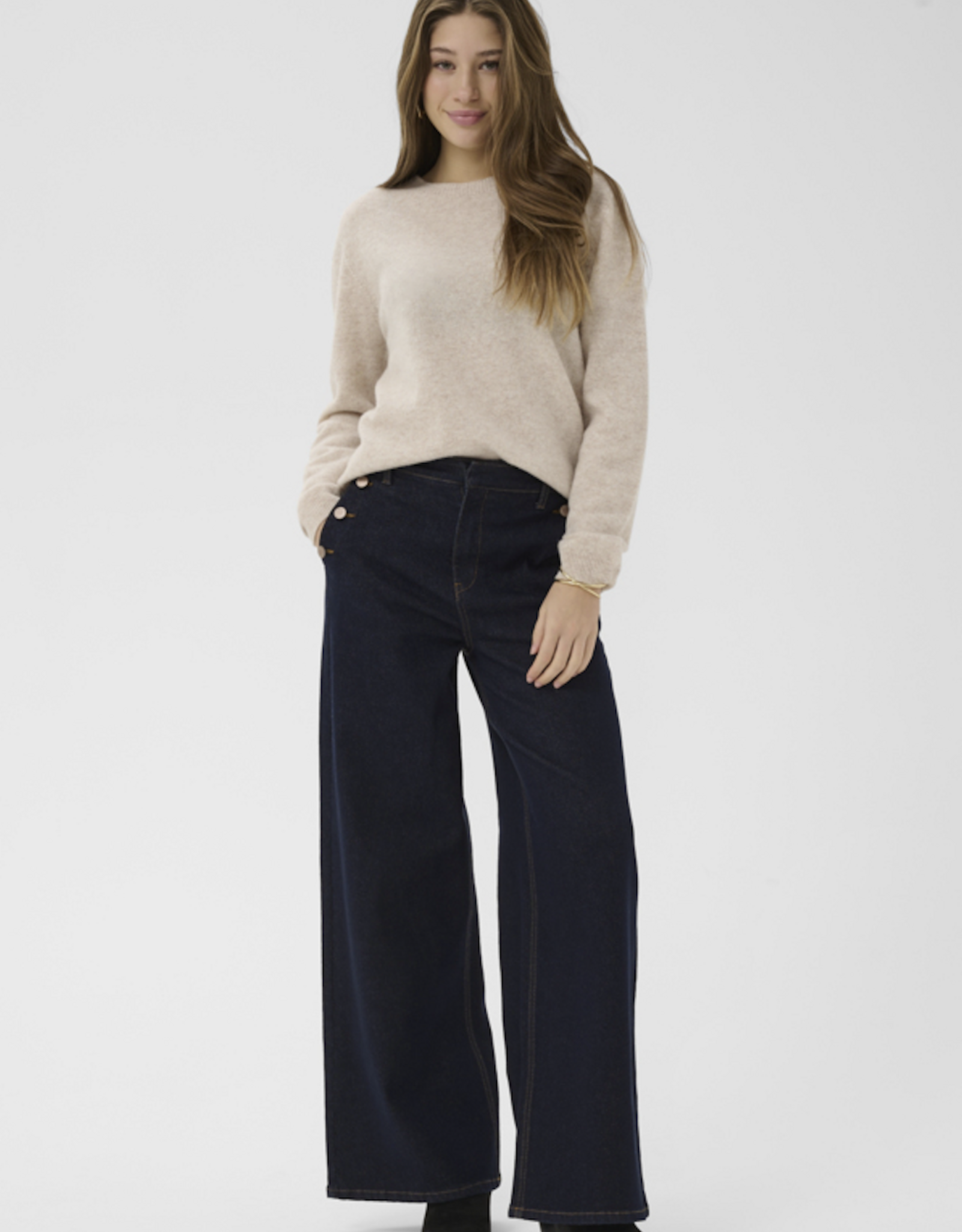 Cream Cream - Pantalon avec boutons CRVisti