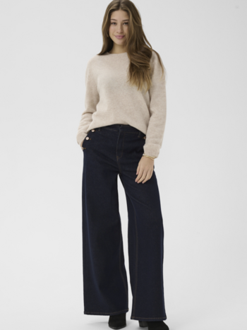 Cream Pantalon avec boutons CRVisti