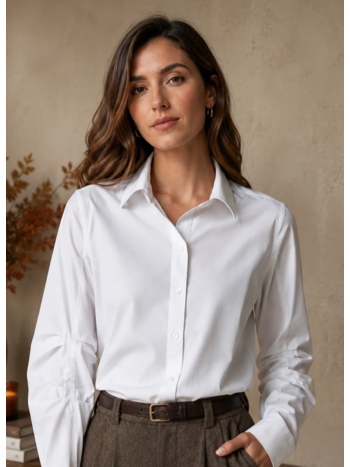 Liverpool Liverpool - LM8L30ETK Pleated Sleeve Shirt FW26