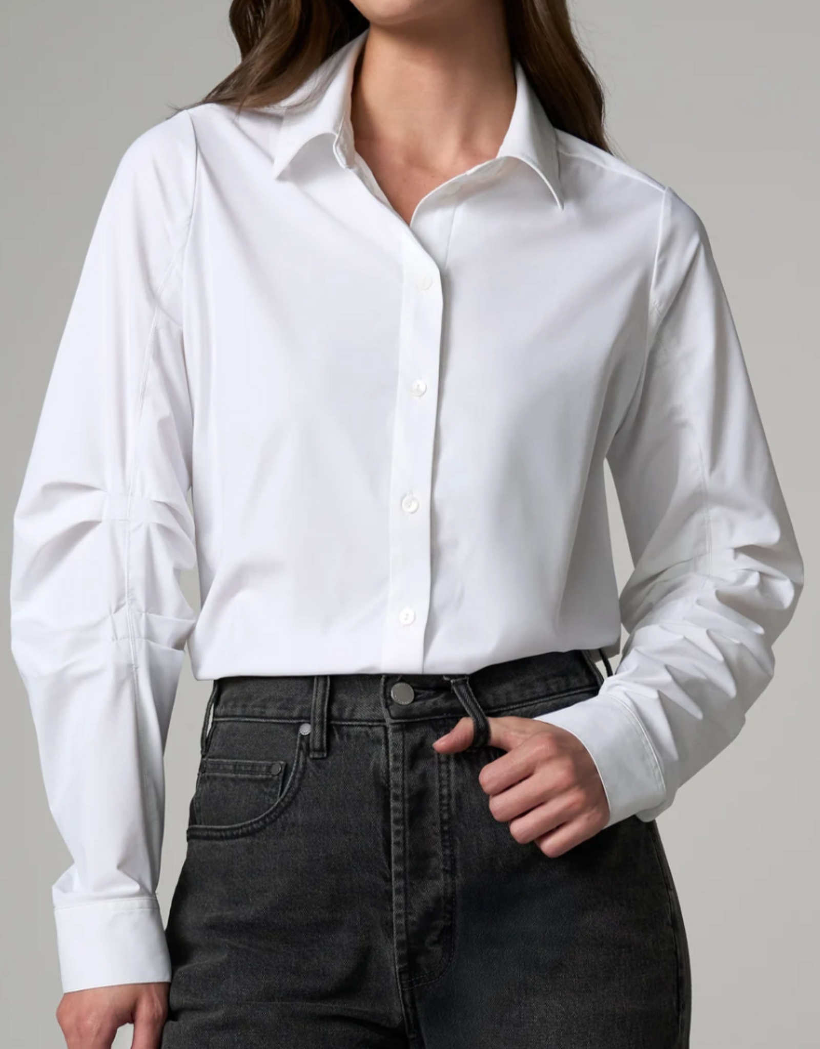 Liverpool Liverpool - LM8L30ETK Pleated Sleeve Shirt FW26