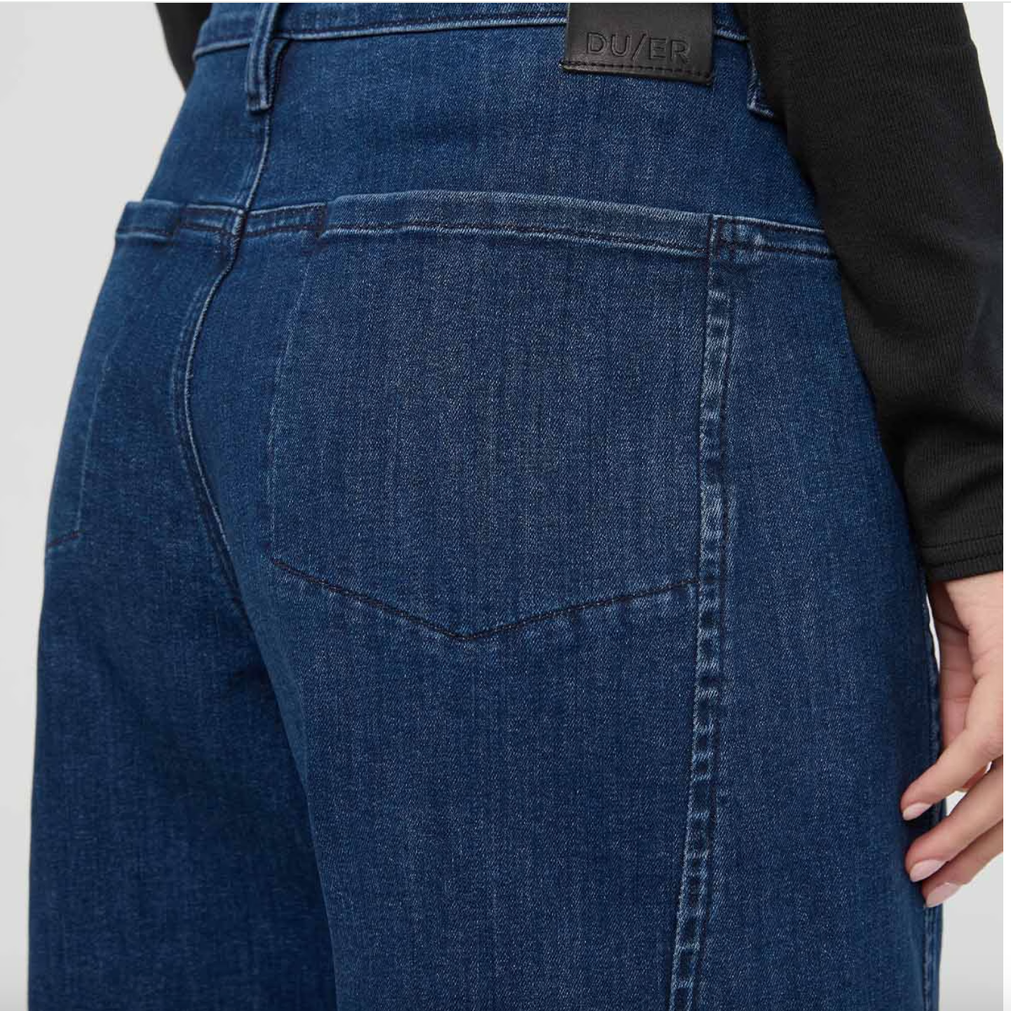 DU/ER Denim "Barrel" Taille Haute