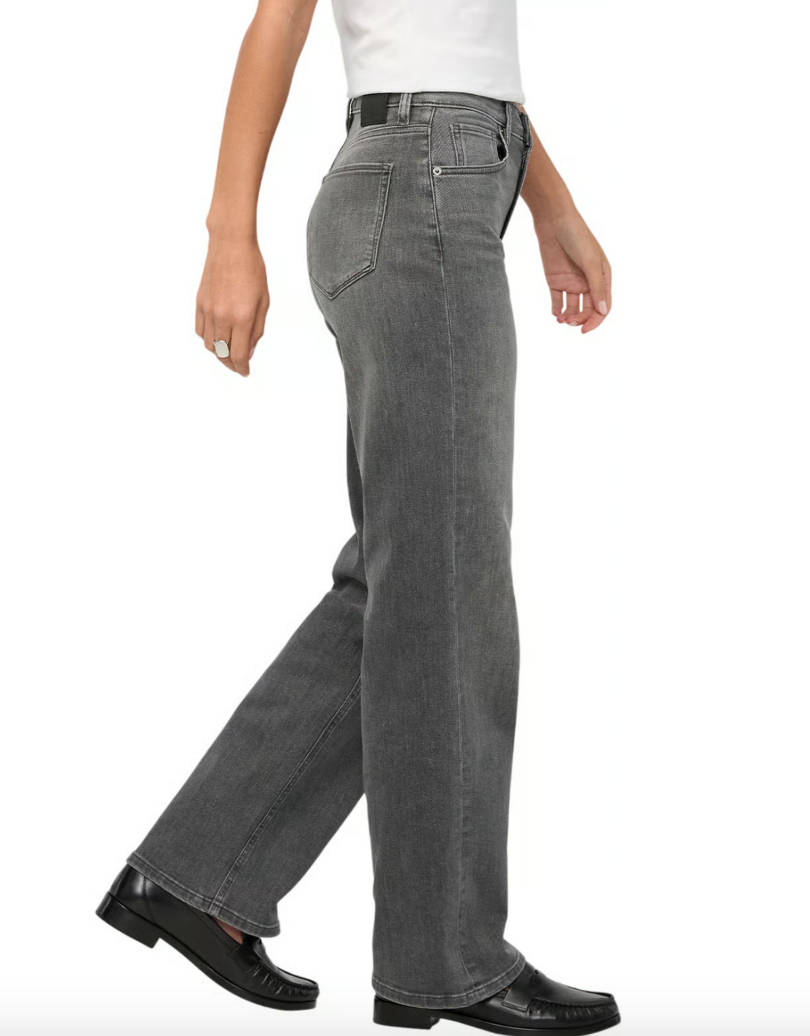 DU/ER Du/er - Denim Coupe Droite Taille Haute