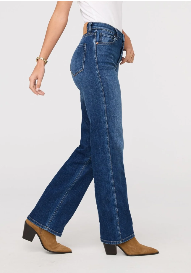 DU/ER Denim Coupe Droite Taille Haute