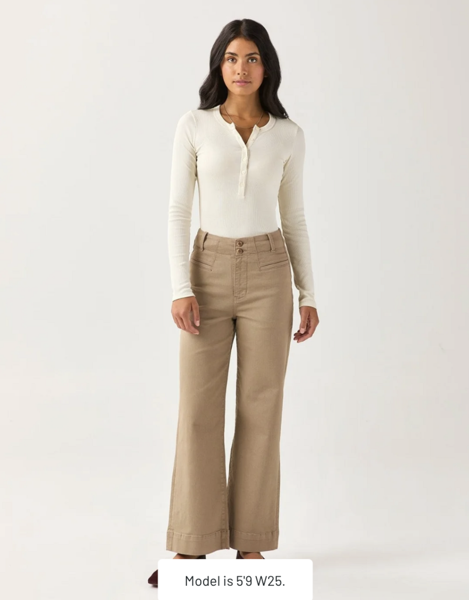 DU/ER Du/er - Pantalon Taille Haute "FlexTwill"