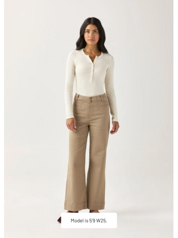 DU/ER Du/er - Du/er - Pantalon Taille Haute "FlexTwill"