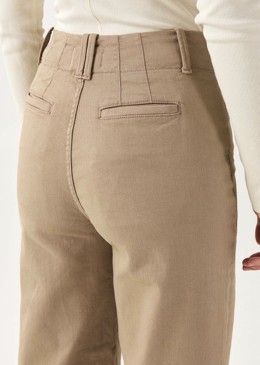 DU/ER Pantalon Taille Haute "FlexTwill"