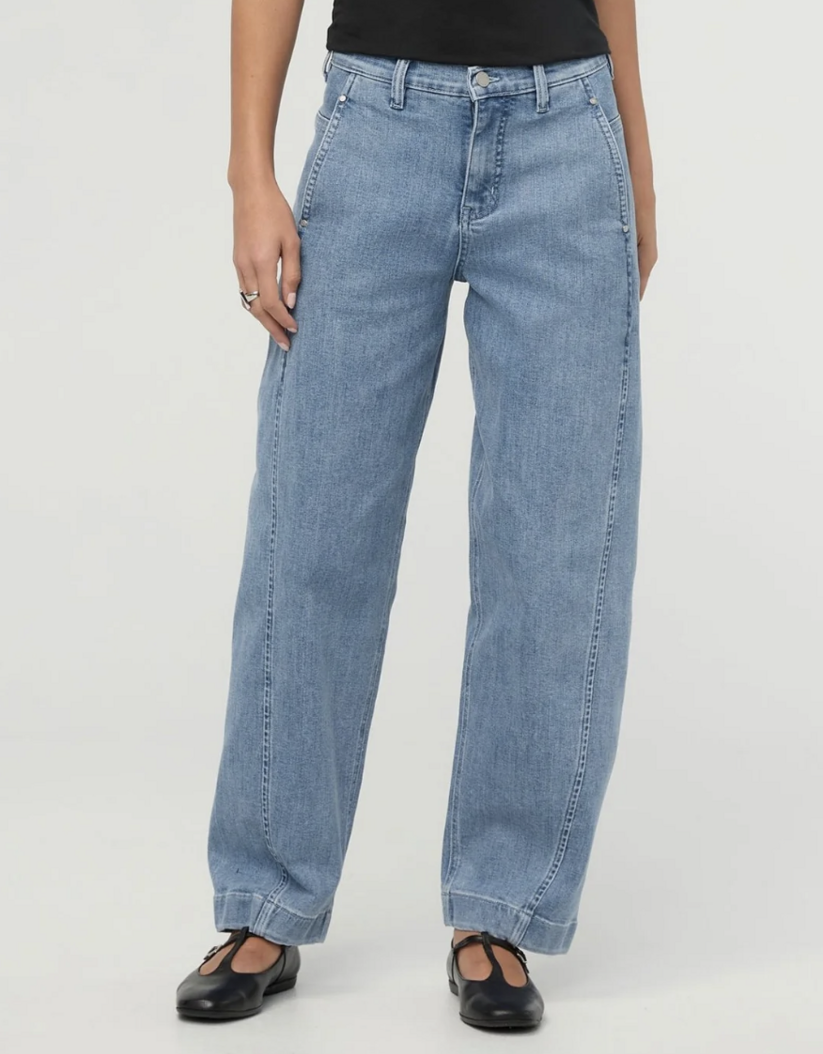 DU/ER Du/er - High Rise Barrel Denim