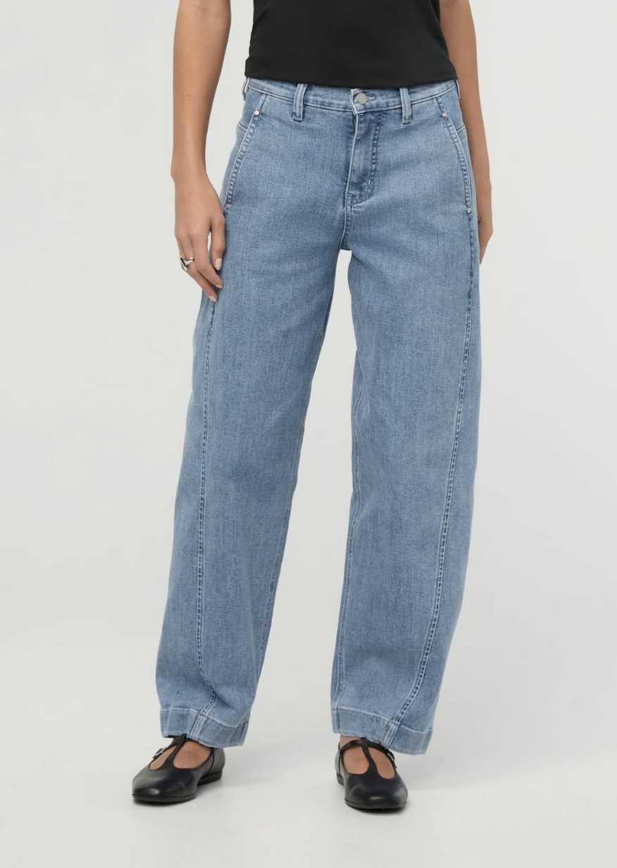 DU/ER Denim "Barrel" Taille Haute