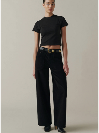 Warp + Weft Warp + Weft -Pantalon Velour côtelé jambe large  Nce