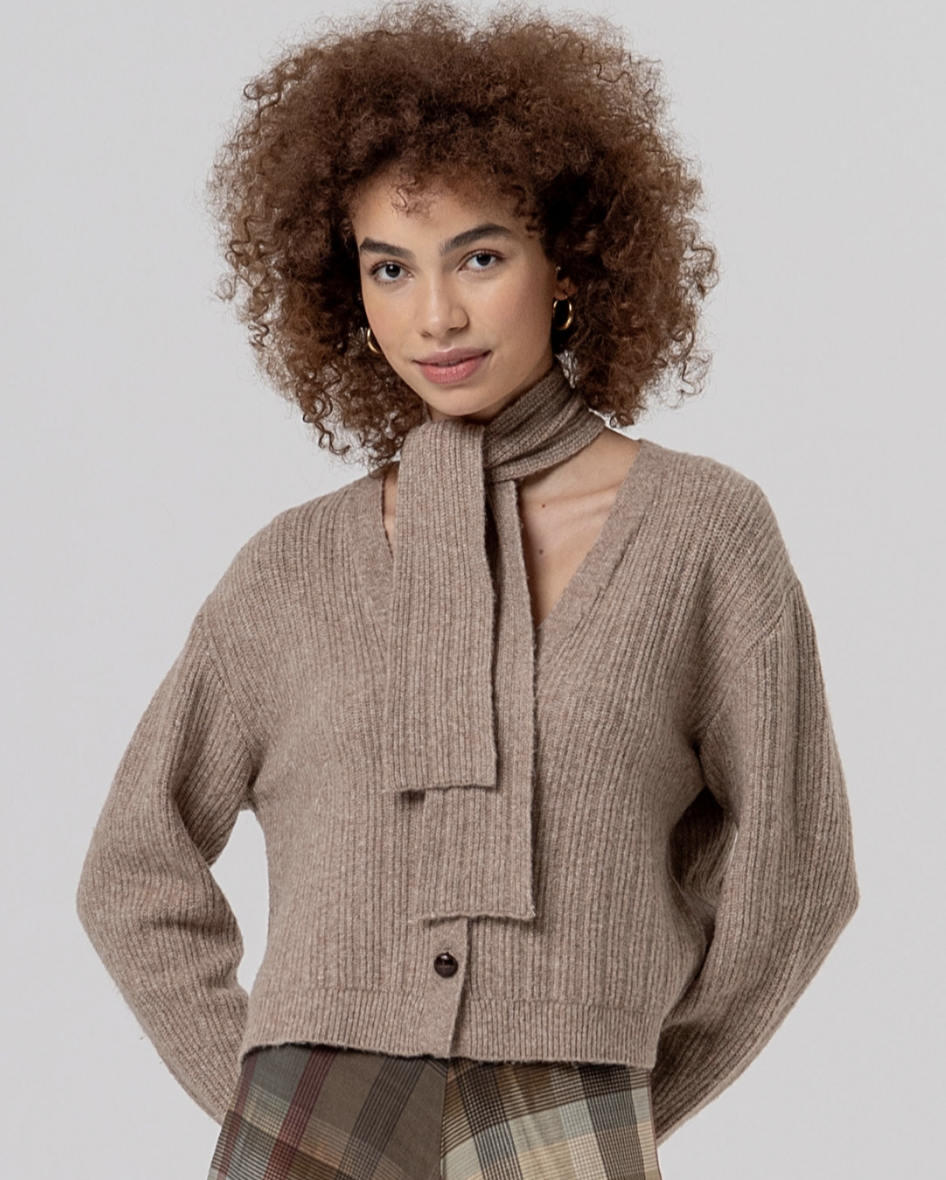 Surkana 556BAZU333 Cardigan with Bow