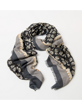 Surkana Surkana - 36PANI223 Printed Scarf FW26