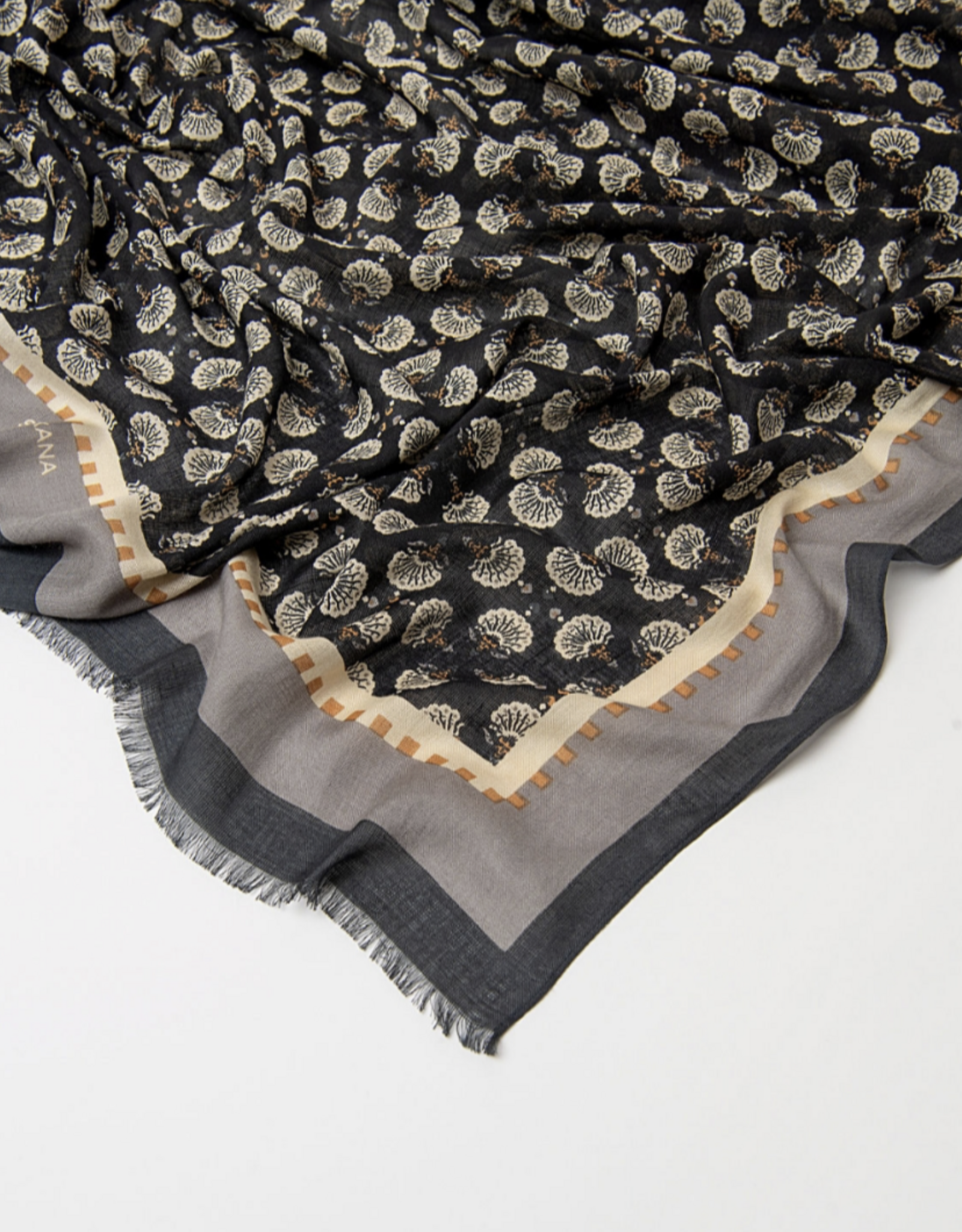 Surkana Surkana - 36PANI223 Printed Scarf FW26