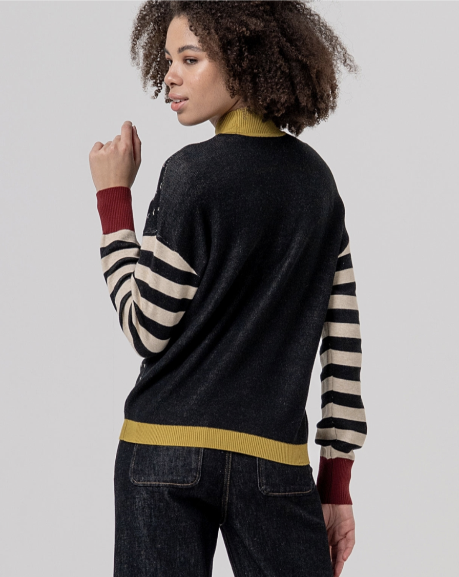 Surkana 556FUNN232 Funky Mockneck Sweater