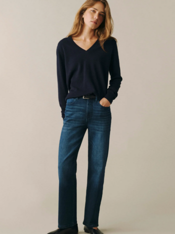 Warp + Weft Denim "Vancouver" Coupe Droite Mi-Haute