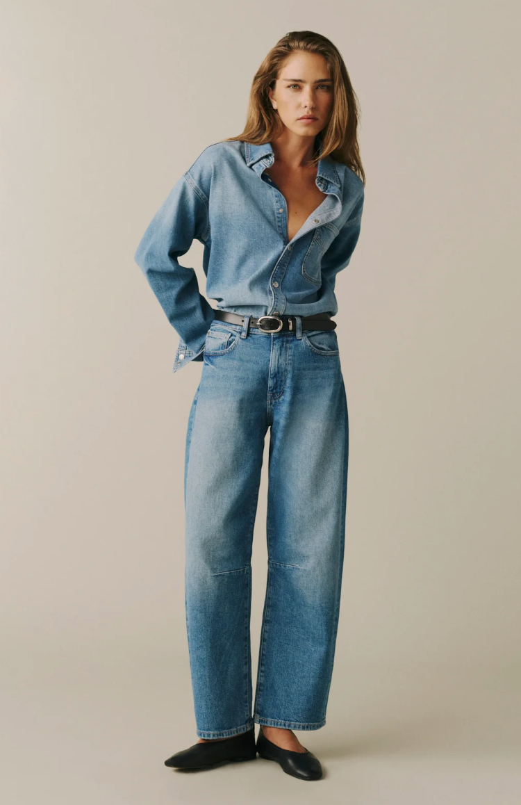 Warp + Weft Bna Soft Curve Barrel Denim