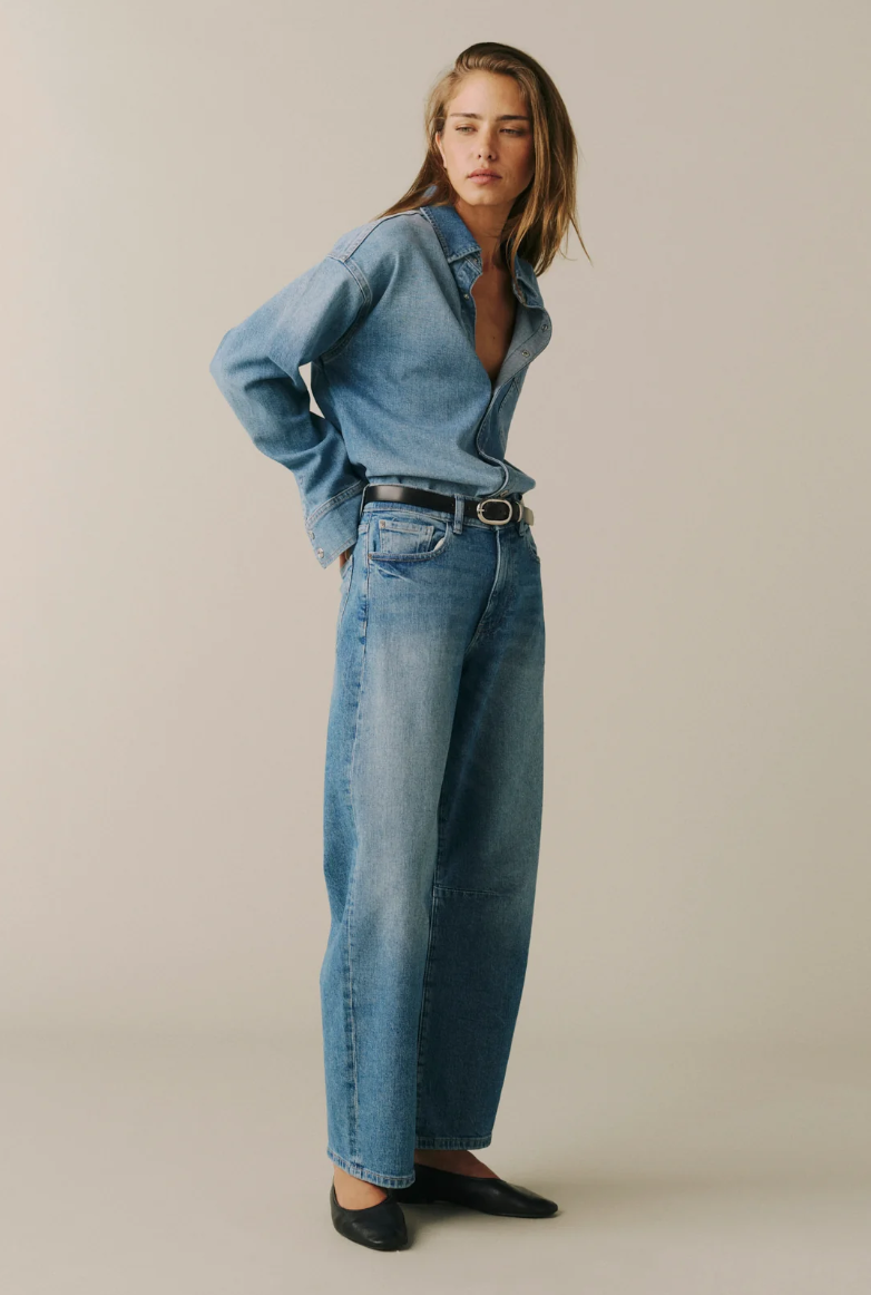 Warp + Weft Bna Soft Curve Barrel Denim