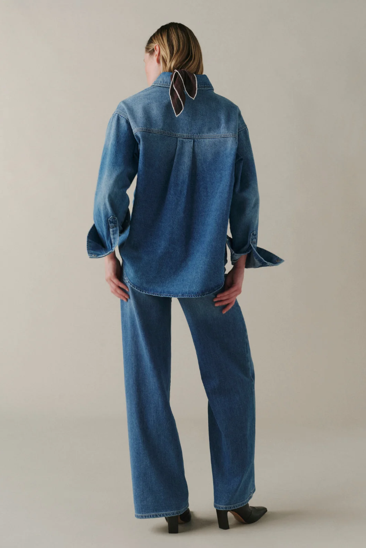 Warp + Weft Denim Jambe Large Nce