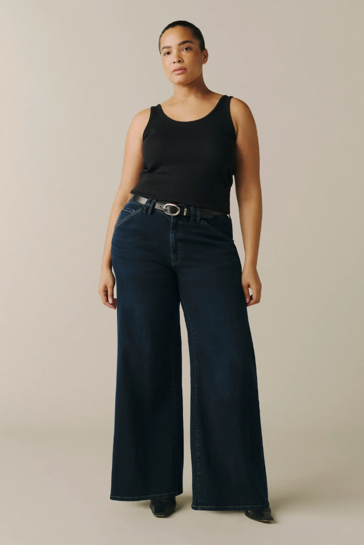 Warp + Weft Denim Jambe Large Nce