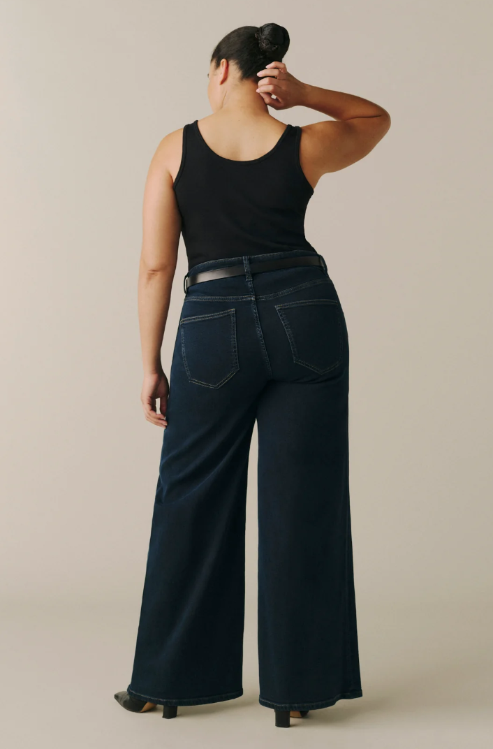 Warp + Weft Denim Jambe Large Nce