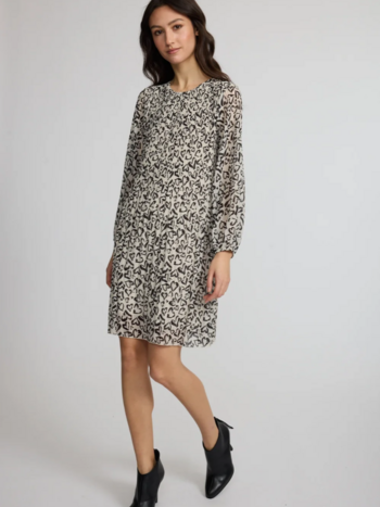 Pistache R2081 Robe Plissée "Georgette"