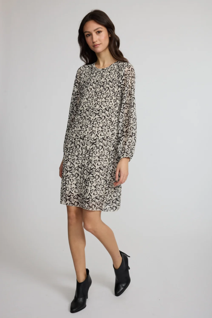 Pistache R2081 Georgette Plisse Dress
