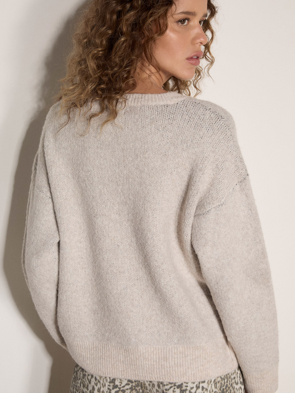 Apricot Thread ''Amore'' Boucle Jumper