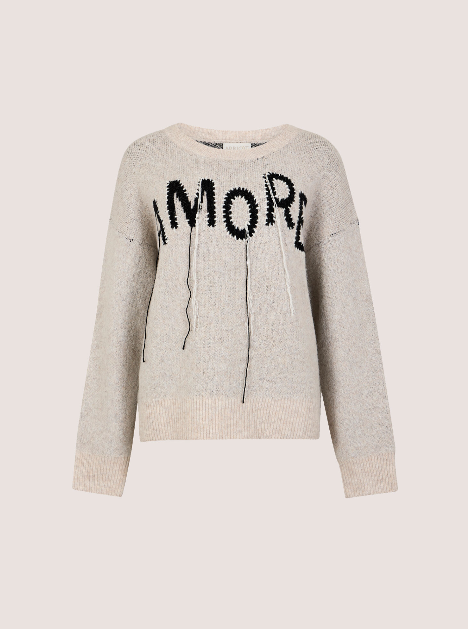 Apricot Thread ''Amore'' Boucle Jumper
