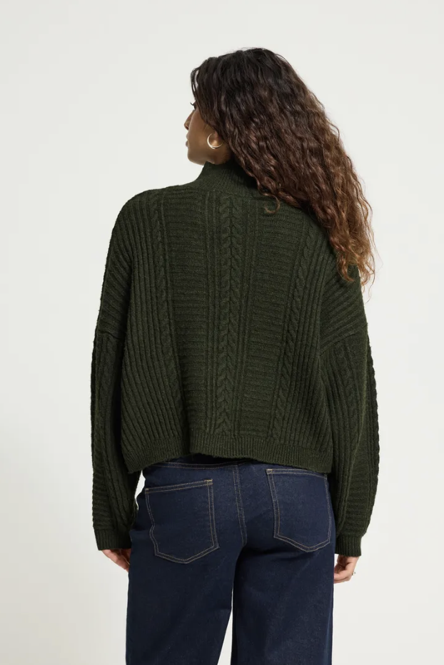 ICHI Ihmylle Mockneck Sweater