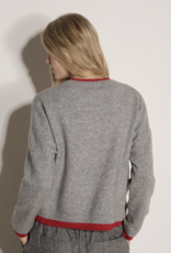 Apricot Apricot - Contrast Colour Layered sweater