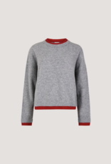 Apricot Apricot - Contrast Colour Layered sweater