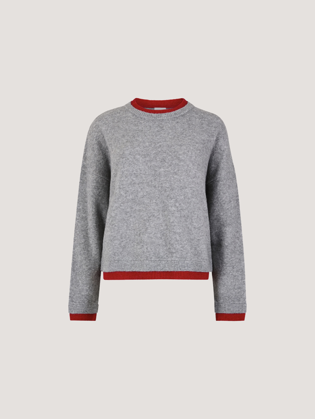 Apricot Contrast Colour Layered sweater