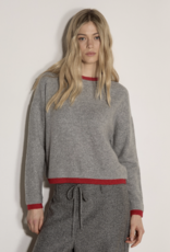 Apricot Apricot - Contrast Colour Layered sweater