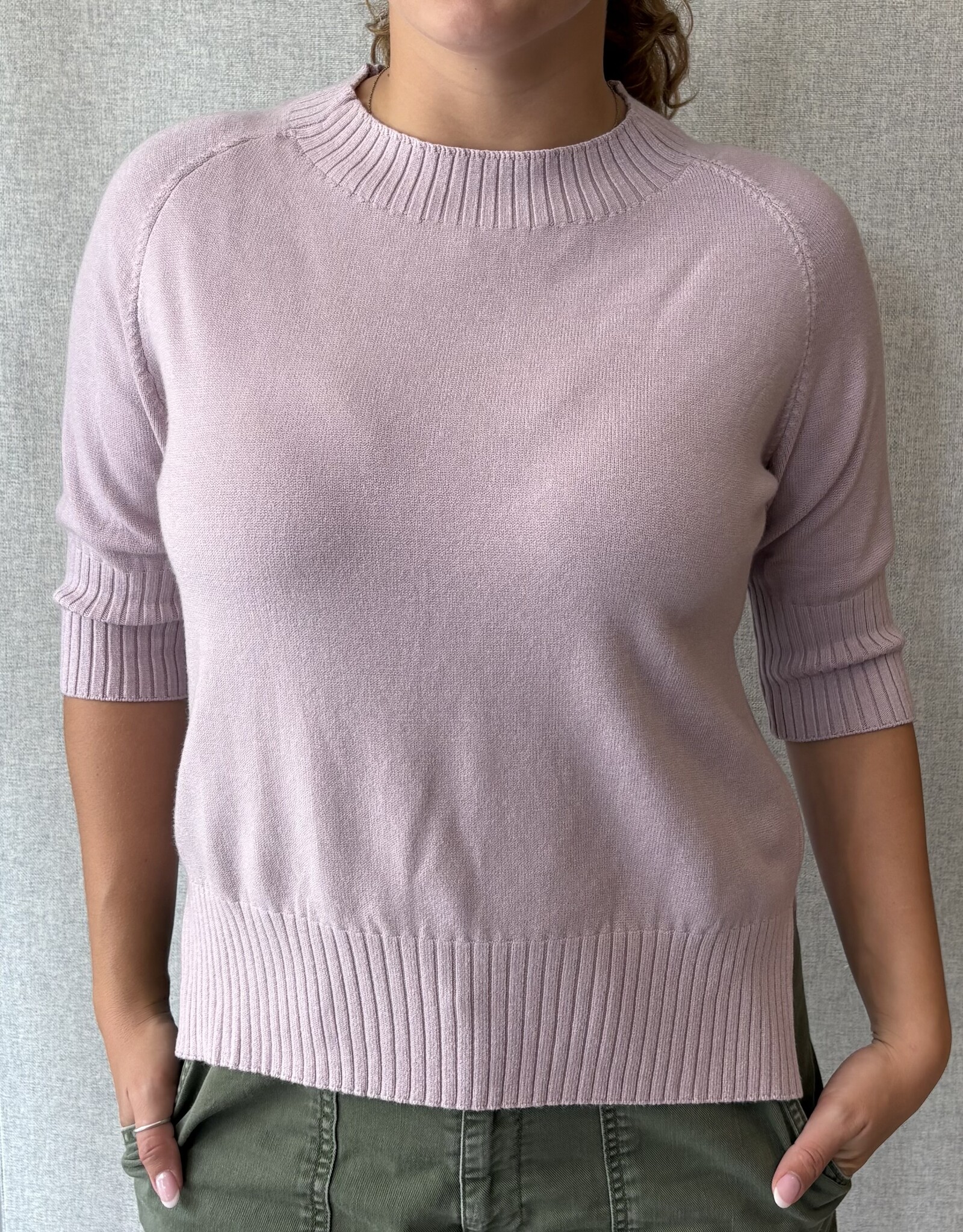 Pistache Pistache - B24255 Short Sleeve Sweater