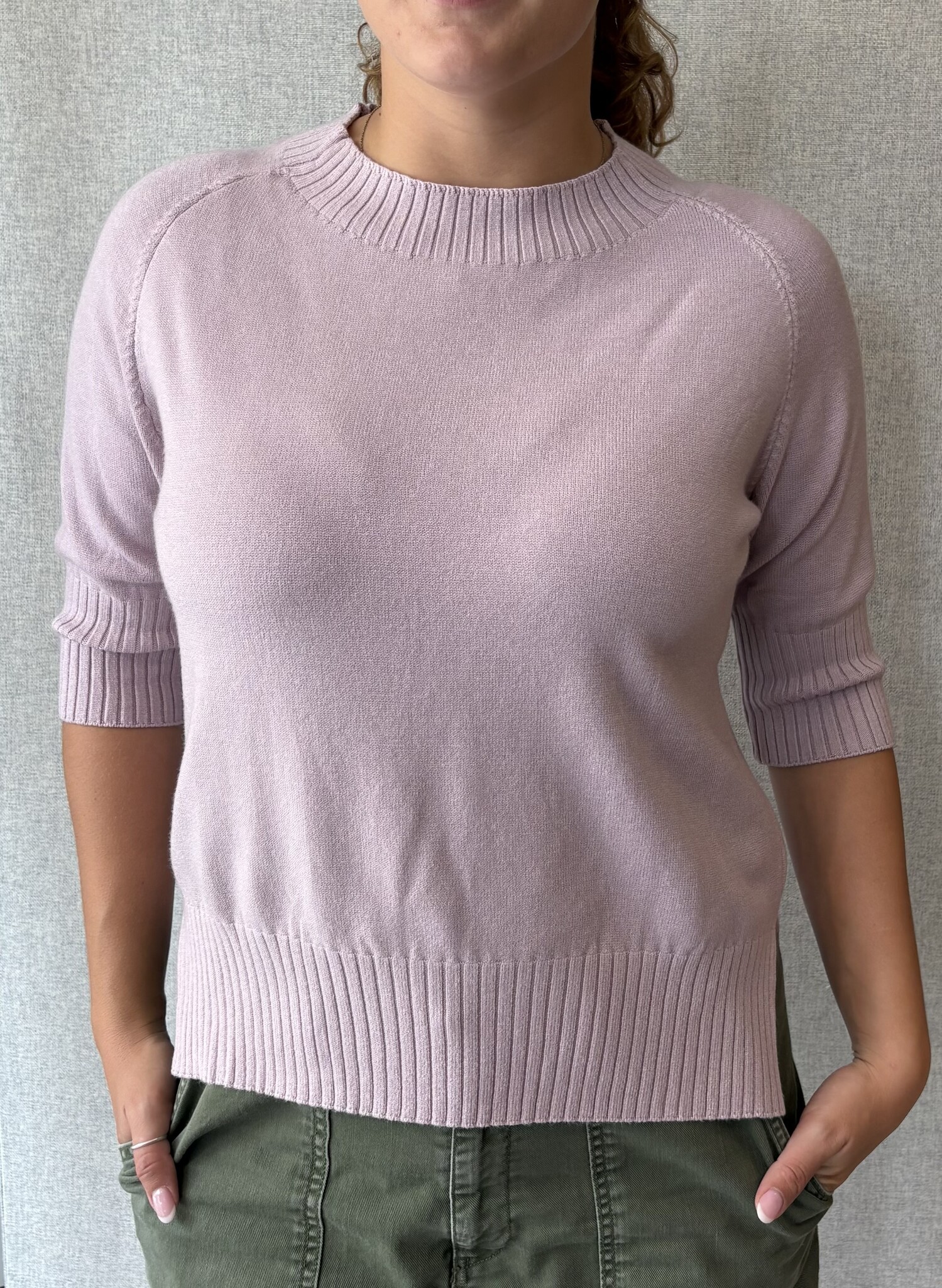 Pistache Chandail Manches Courtes B24255