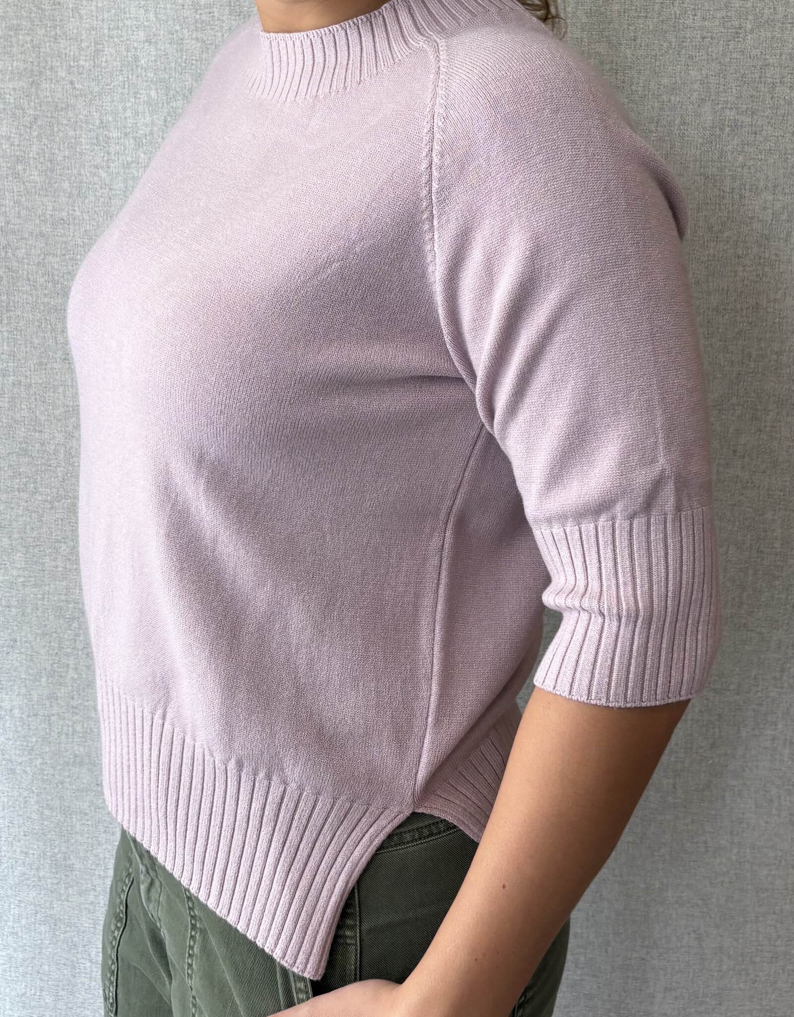 Pistache Pistache - B24255 Short Sleeve Sweater