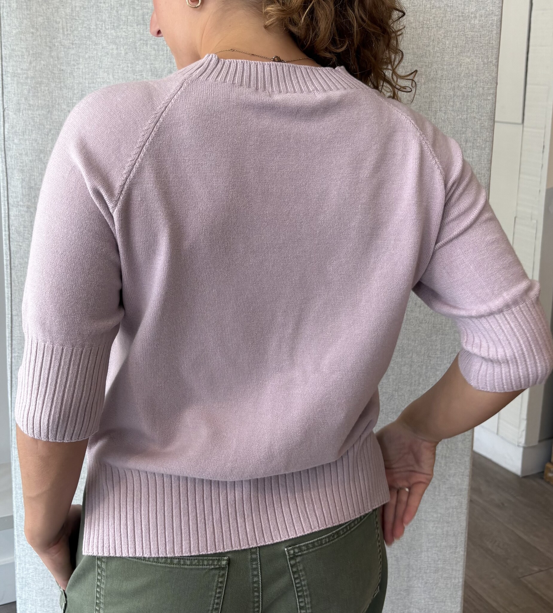 Pistache Chandail Manches Courtes B24255