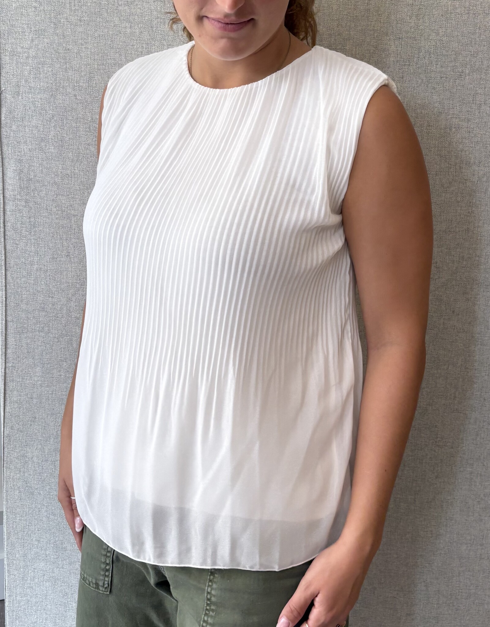 Pistache Pistache - R0391 Georgette Plisse Blouse