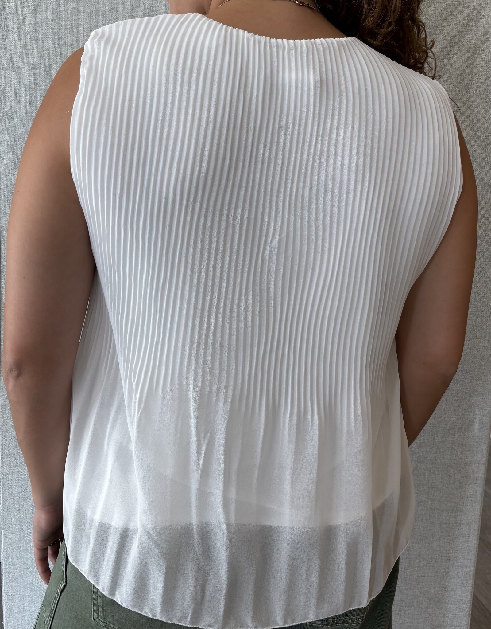 Pistache Pistache - R0391 Georgette Plisse Blouse