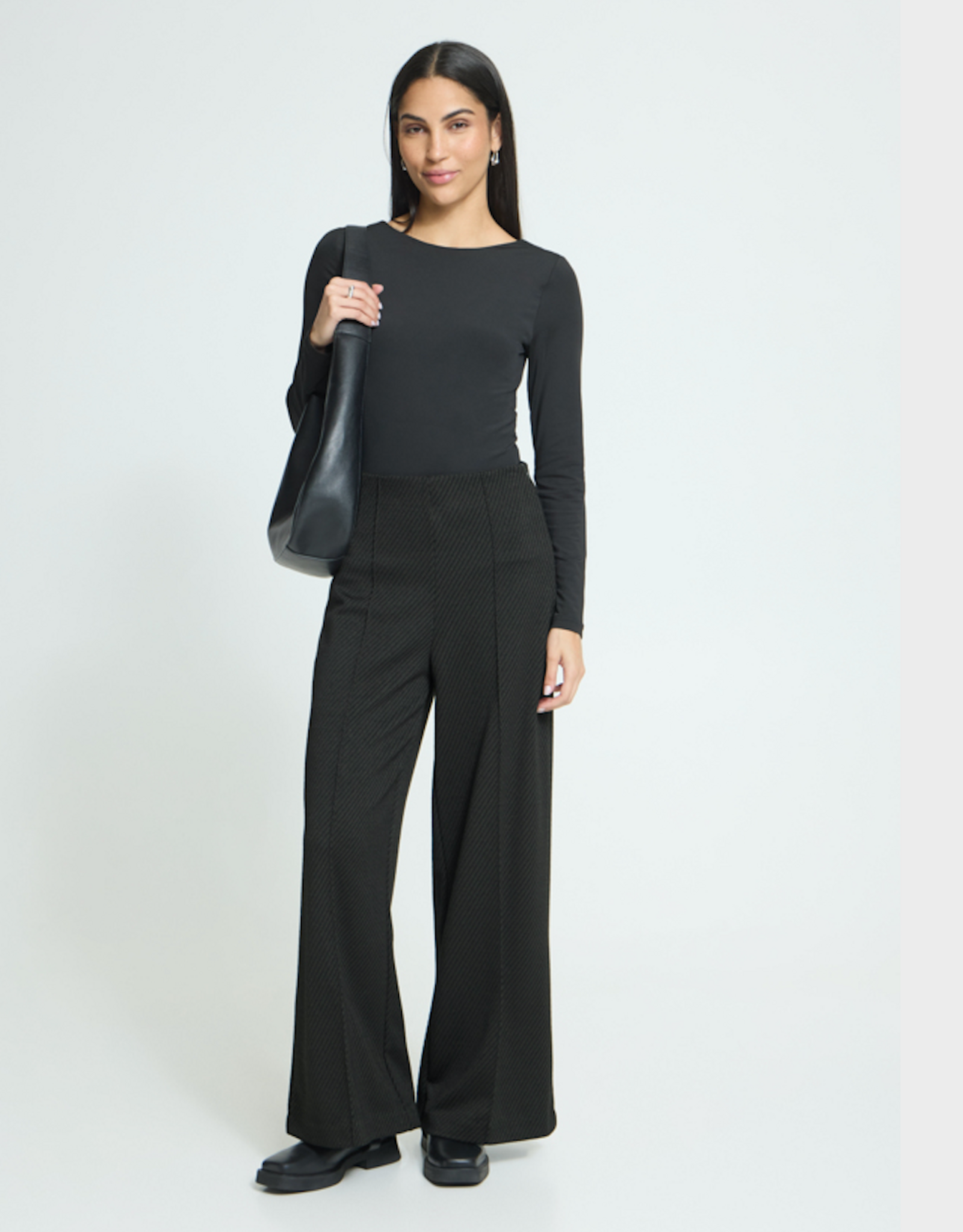 ICHI Ichi- Ihkate Twillish Wide Pant