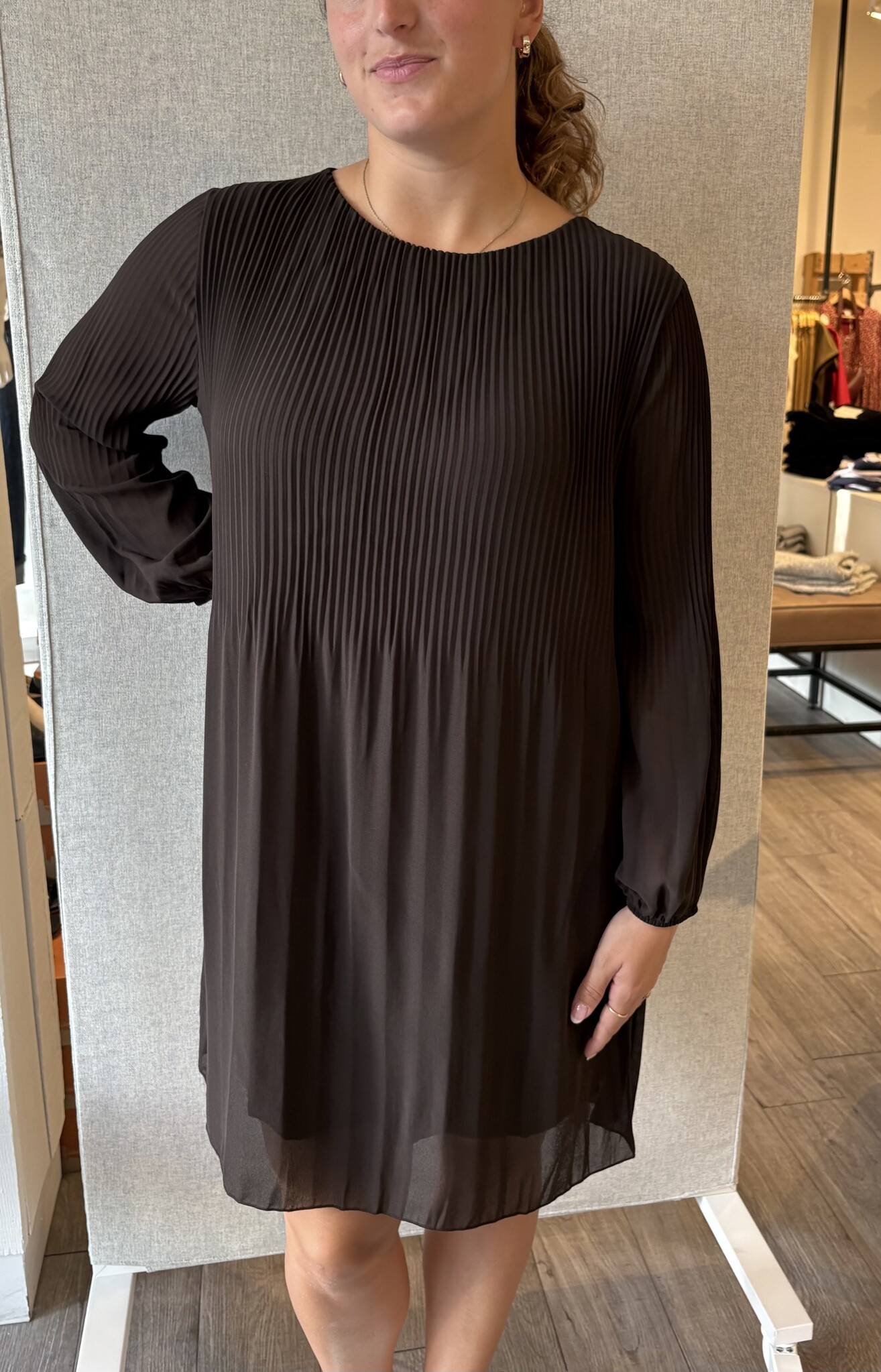 Pistache R2081 Robe en Georgette