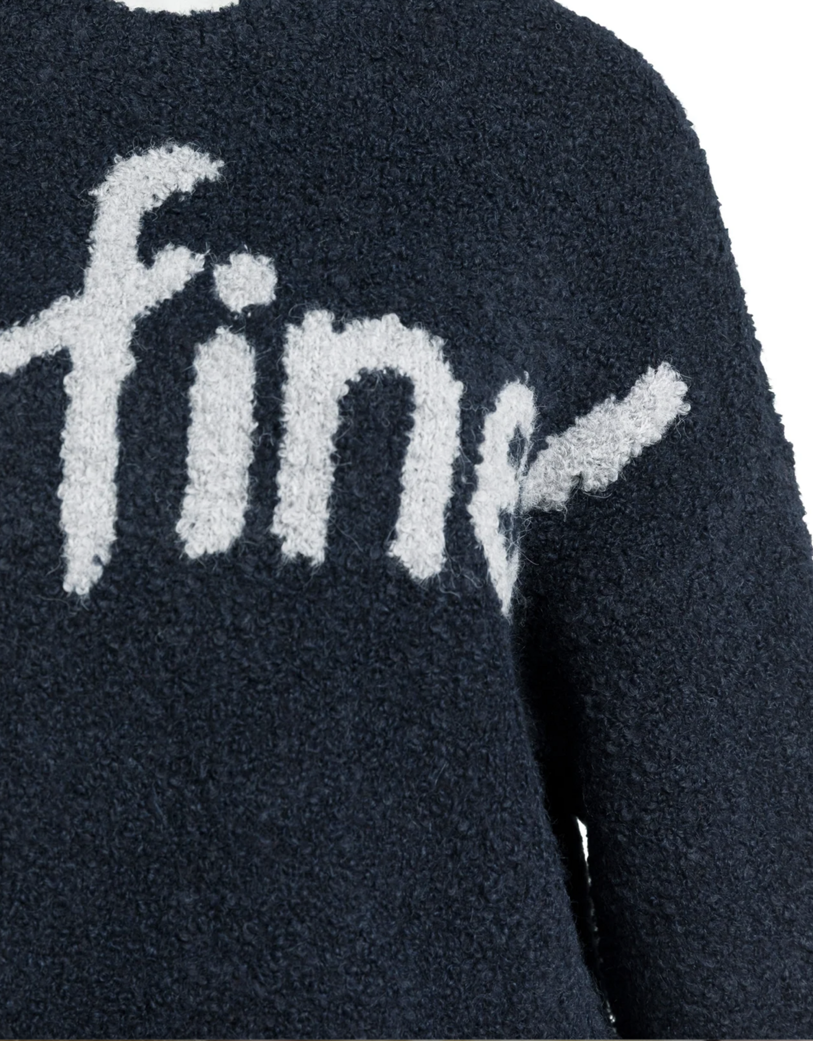Yaya Yaya- knitted sweater with artwork 01000636