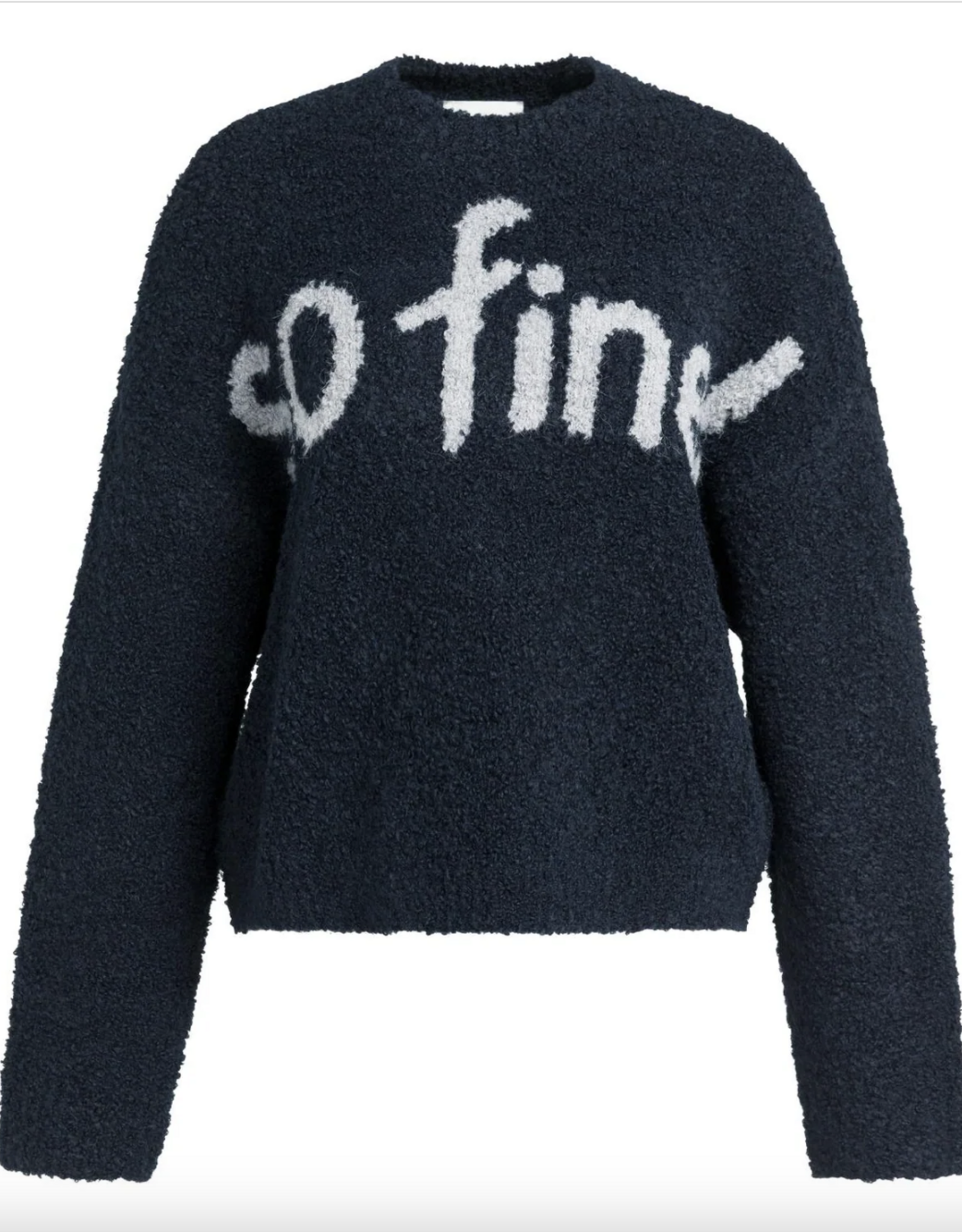 Yaya Yaya- knitted sweater with artwork 01000636