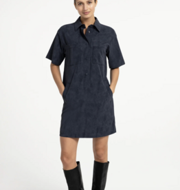 Yaya Yaya- Suedine dress 01609225
