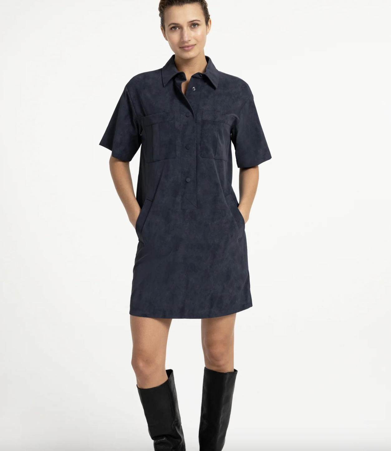 Yaya Robe en Suédine 01609225
