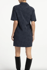 Yaya Yaya- Suedine dress 01609225