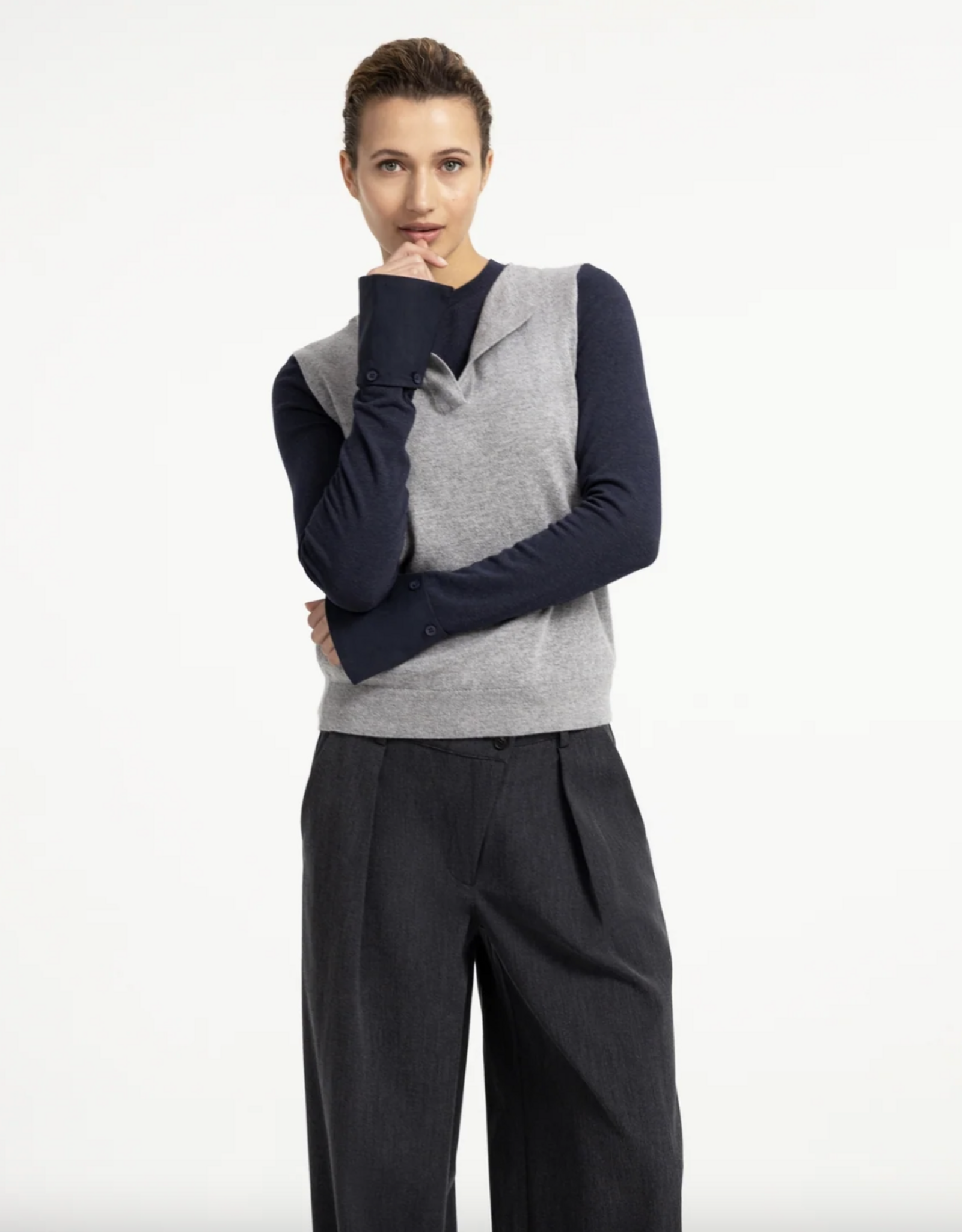 Yaya Yaya- Jersey top with removable cuffs 01709418